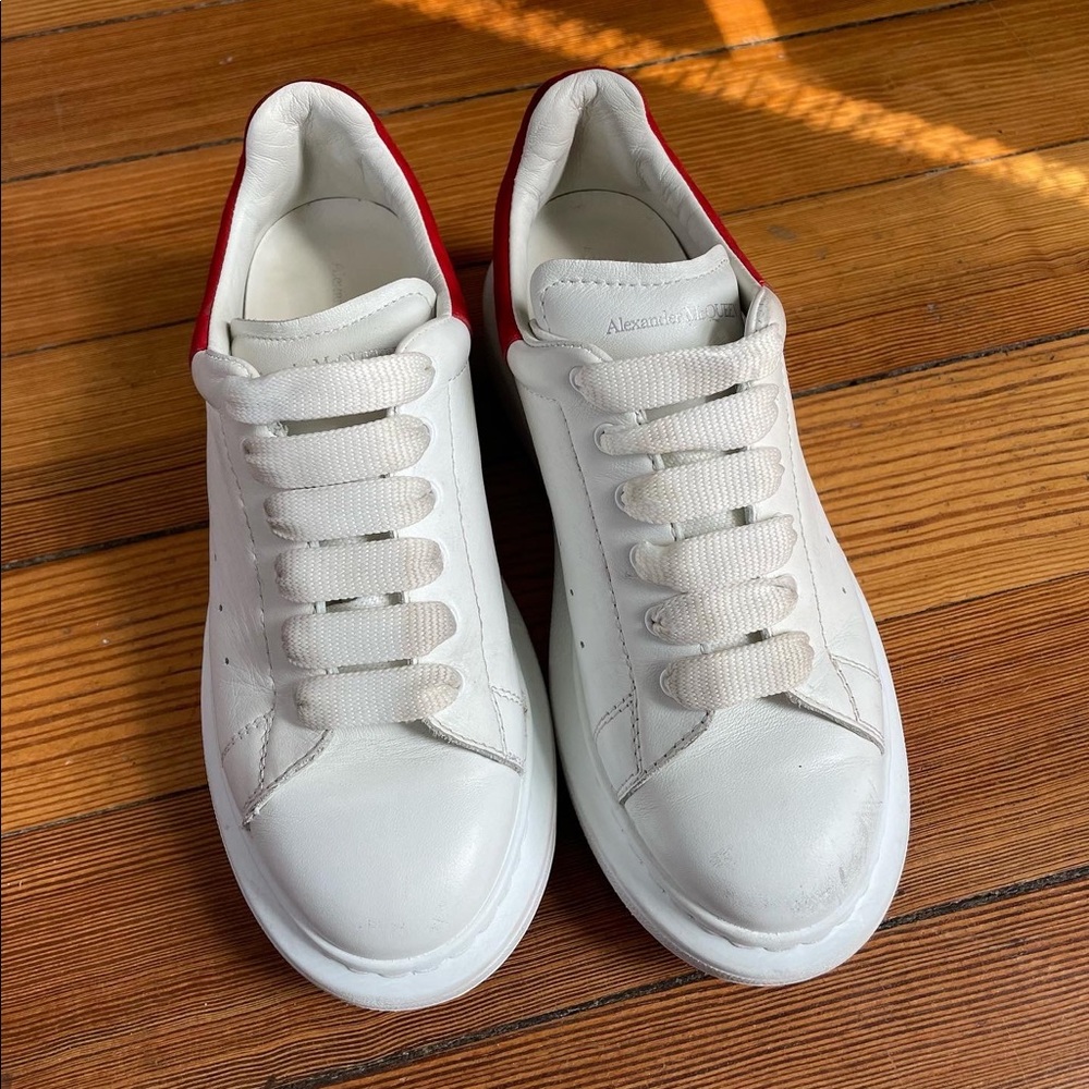 Red Alexander McQueen Kids Sneakers